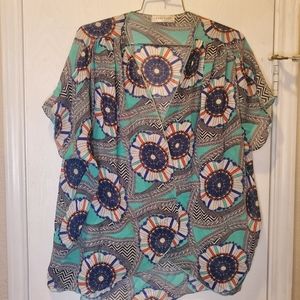 Love Crazy Cardigan Blouse One Size